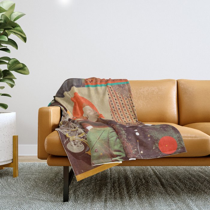 Archival World Throw Blanket Gallery Image 1