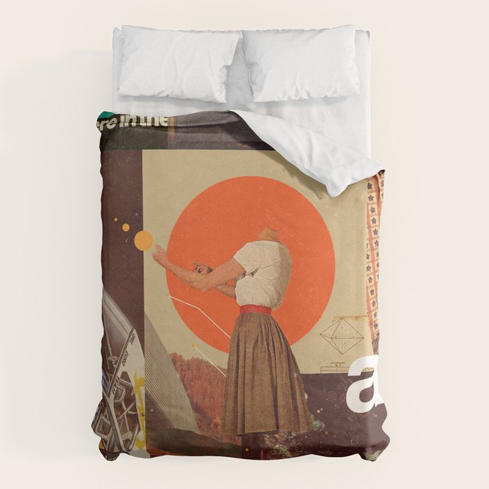 Archival World Duvet Cover Gallery Image 6