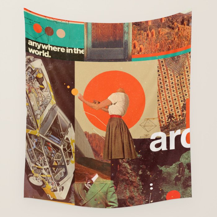 Archival World Wall Tapestry Gallery Image 4