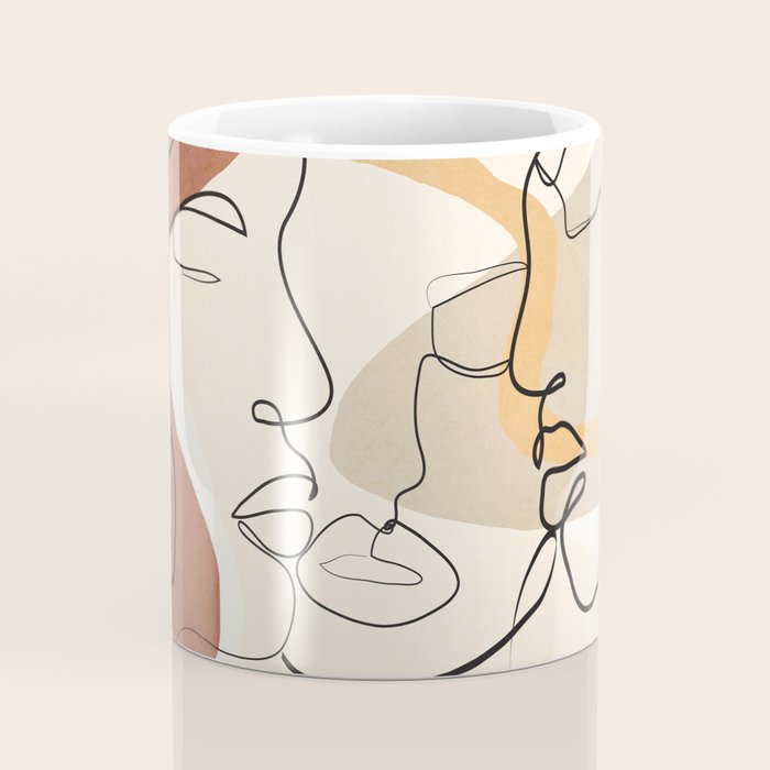 Developed Faces 01 Coffee Mug Gallery Image 4