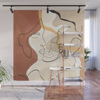 Developed Faces 01 Wall Mural Gallery Image 1