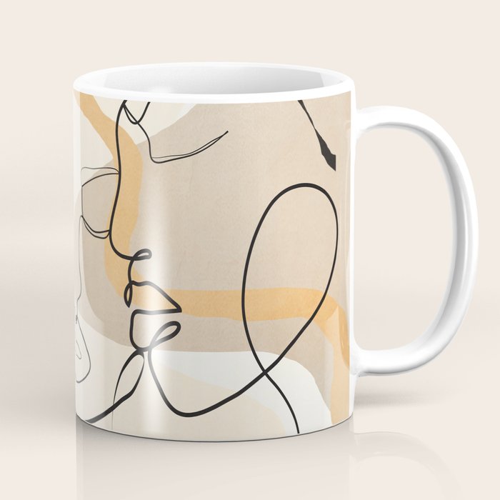 Developed Faces 01 Coffee Mug Gallery Image 1