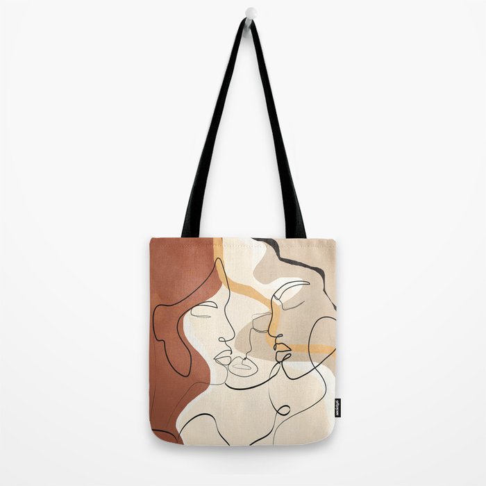 Developed Faces 01 Tote Bag Gallery Image 2