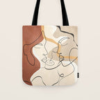 Developed Faces 01 Tote Bag Gallery Image 1