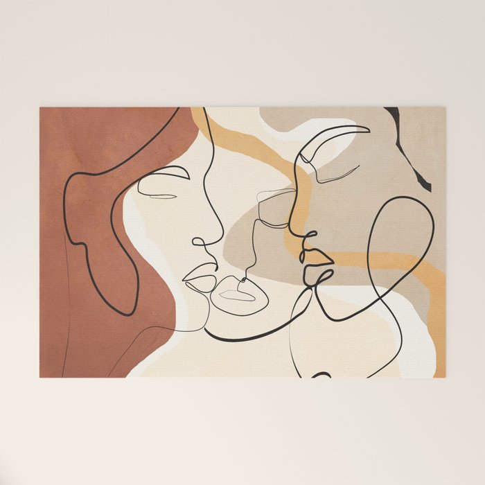 Developed Faces 01 Welcome Mat Gallery Image 1