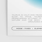 Taurus Zodiac Aura Print Poster Gallery Image 3