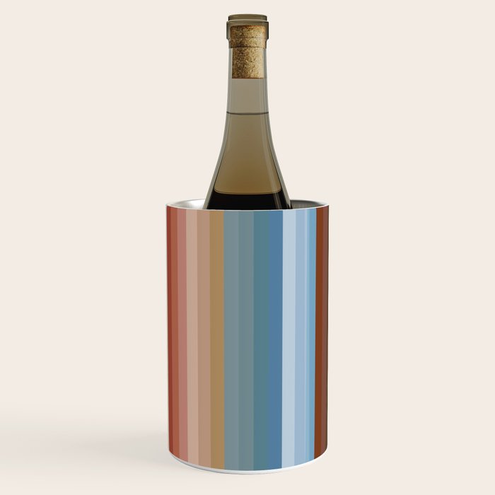 Multicolor Boho Stripes Wine Chiller Gallery Image 1