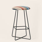 Multicolor Boho Stripes Stool Gallery Image 1