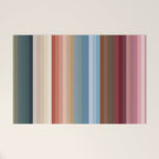 Multicolor Boho Stripes Welcome Mat Gallery Image 1
