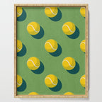 BALLS Tennis - grass court - pattern Serving Tray Gallery Image 1