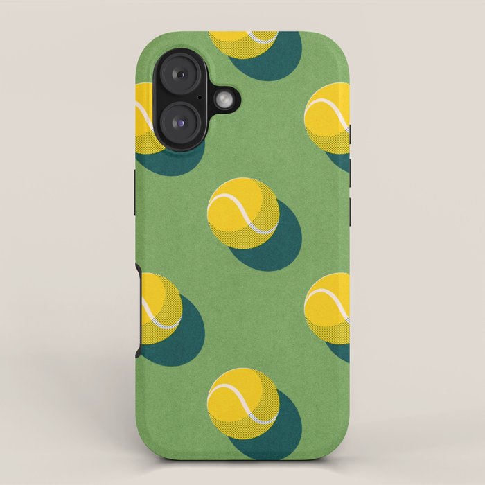 BALLS Tennis - grass court - pattern iPhone Case Gallery Image 1