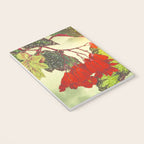 Deep Within - Flowers in the Mist -  Ukiyo Nature Landscape  in Red, Green, Yellow & Orange Notebook Gallery Image 3