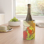 Deep Within - Flowers in the Mist -  Ukiyo Nature Landscape  in Red, Green, Yellow & Orange Wine Chiller Gallery Image 4