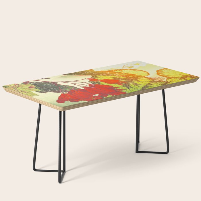 Deep Within - Flowers in the Mist -  Ukiyo Nature Landscape  in Red, Green, Yellow & Orange Coffee Table Gallery Image 1