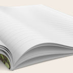 Deep Within - Flowers in the Mist -  Ukiyo Nature Landscape  in Red, Green, Yellow & Orange Notebook Gallery Image 2