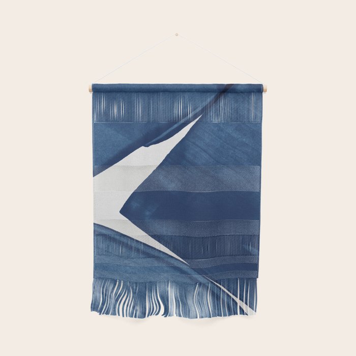 Modern Painting Blue II, Blue Abstract Wall Hanging Gallery Image 1