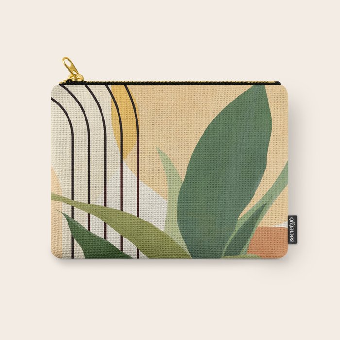 Plant Life Design 03 Carry All Pouch Gallery Image 1