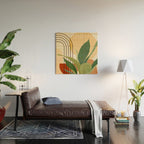 Plant Life Design 03 Wood Wall Art Gallery Image 2
