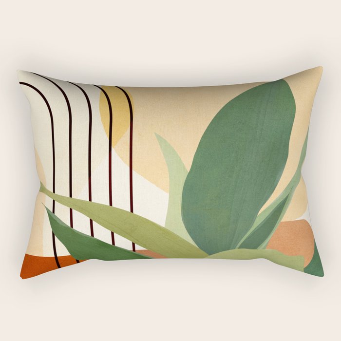 Plant Life Design 03 Rectangular Pillow Gallery Image 2