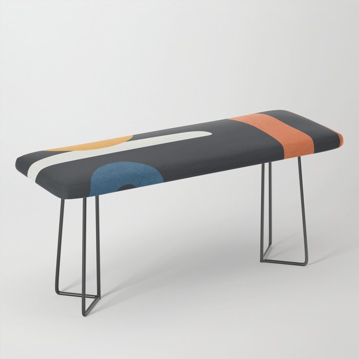 Abstract Colorful Setting 3 Bench Gallery Image 1