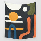 Abstract Colorful Setting 3 Wall Tapestry Gallery Image 4