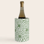 Green Op Art Vibes Wine Chiller Gallery Image 1
