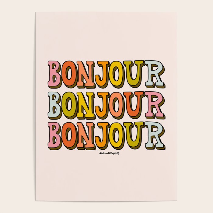 Bonjour Bonjour Bonjour Poster Gallery Image 4