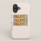 Bonjour Bonjour Bonjour iPhone Case Gallery Image 1