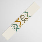 Albertus Seba Snakes Illustration Teal And Yellow Scales Table Runner Gallery Image 3