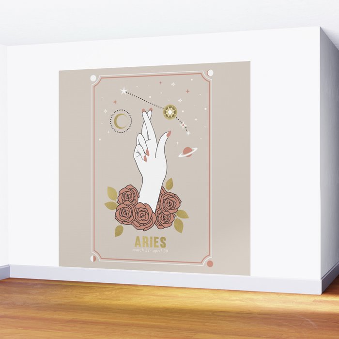 Aries Zodiac Series Wall Mural Gallery Image 2