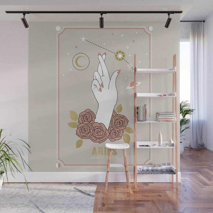 Aries Zodiac Series Wall Mural Gallery Image 1
