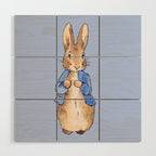 Peter the rabbit Wood Wall Art Gallery Image 1