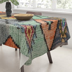 Traditional Vintage Moroccan Rug Tablecloth Gallery Image 3
