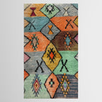 Traditional Vintage Moroccan Rug Tablecloth Gallery Image 2
