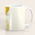 Vintage Lemon Botanical Illustration Antique Citrus Fruit Art with Yellow Tones Coffee Mug Gallery Image 1