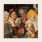Old Man's Treasure by Karl Gussow, 1876 Wood Wall Art Gallery Image 1