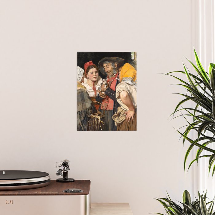 Old Man's Treasure by Karl Gussow, 1876 Poster Gallery Image 2