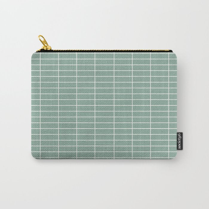 Grid Pattern XVII Carry All Pouch Gallery Image 1