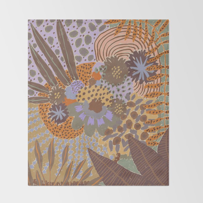 In Bloom #3 Throw Blanket Gallery Image 2