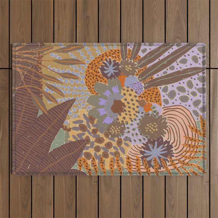 In Bloom #3 Outdoor Rug Gallery Image 1
