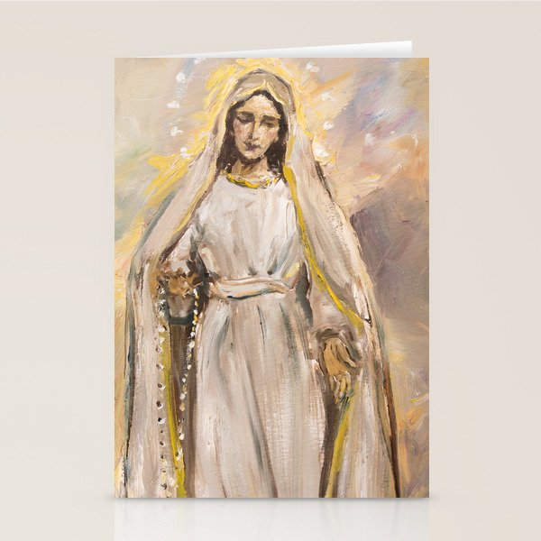 Regina Sacratissimi Rosarii Stationery Card Gallery Image 1