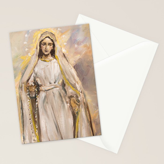 Regina Sacratissimi Rosarii Stationery Card Gallery Image 2