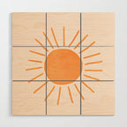 Sun Rays Wood Wall Art Gallery Image 1