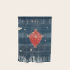 Balikesir  Antique Turkish Kilim Rug Print Wall Hanging Gallery Image 1