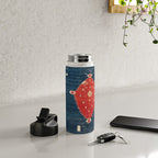 Balikesir  Antique Turkish Kilim Rug Print Water Bottle Gallery Image 4