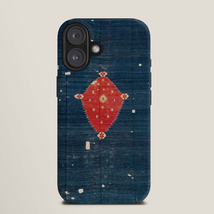 Balikesir  Antique Turkish Kilim Rug Print iPhone Case Gallery Image 9