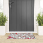City life map mauve Welcome Mat Gallery Image 3