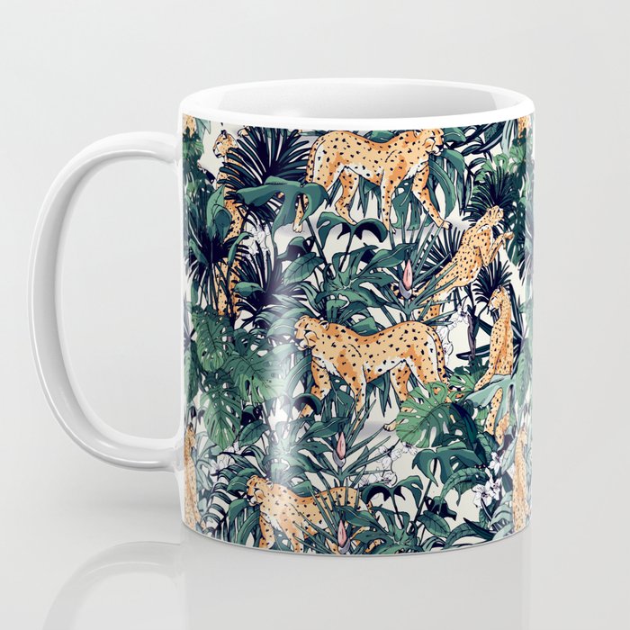 Cheetah in the wild rainforest Coffee Mug Gallery Image 3