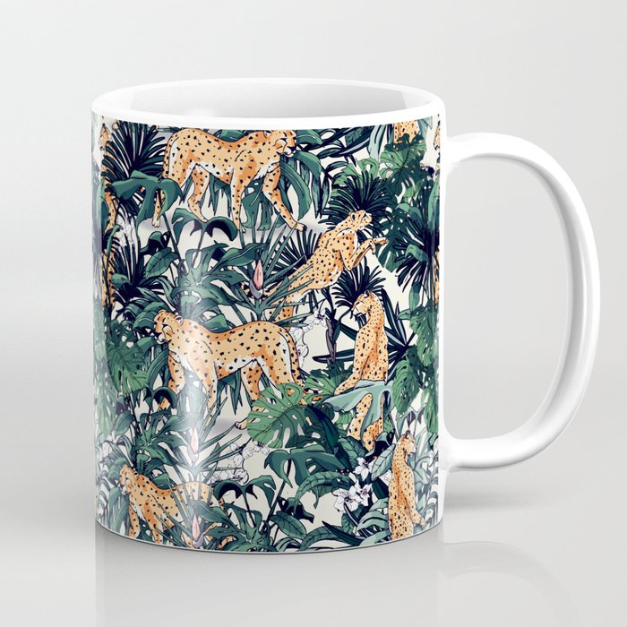 Cheetah in the wild rainforest Coffee Mug Gallery Image 1