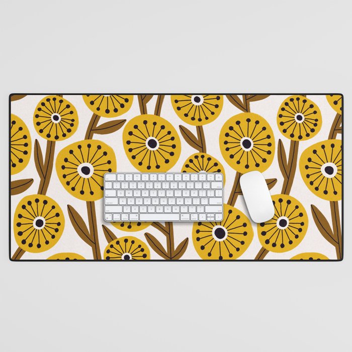 Mid Century Garden #1 Desk Mat Gallery Image 1